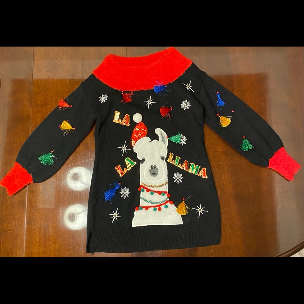 Ugly Christmas Llama Sweater
